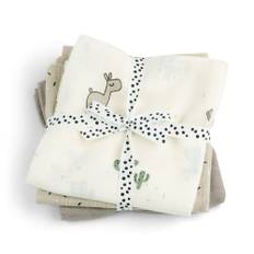 Done by Deer Burp cloth 3-pack - Lalee - Sand - Sand