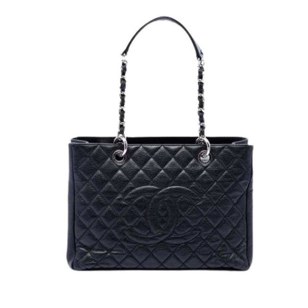 Chanel Vintage Pre-owned Grand Shopping Tote - Vintage - Dame - Sort - ONE SIZE - Uld