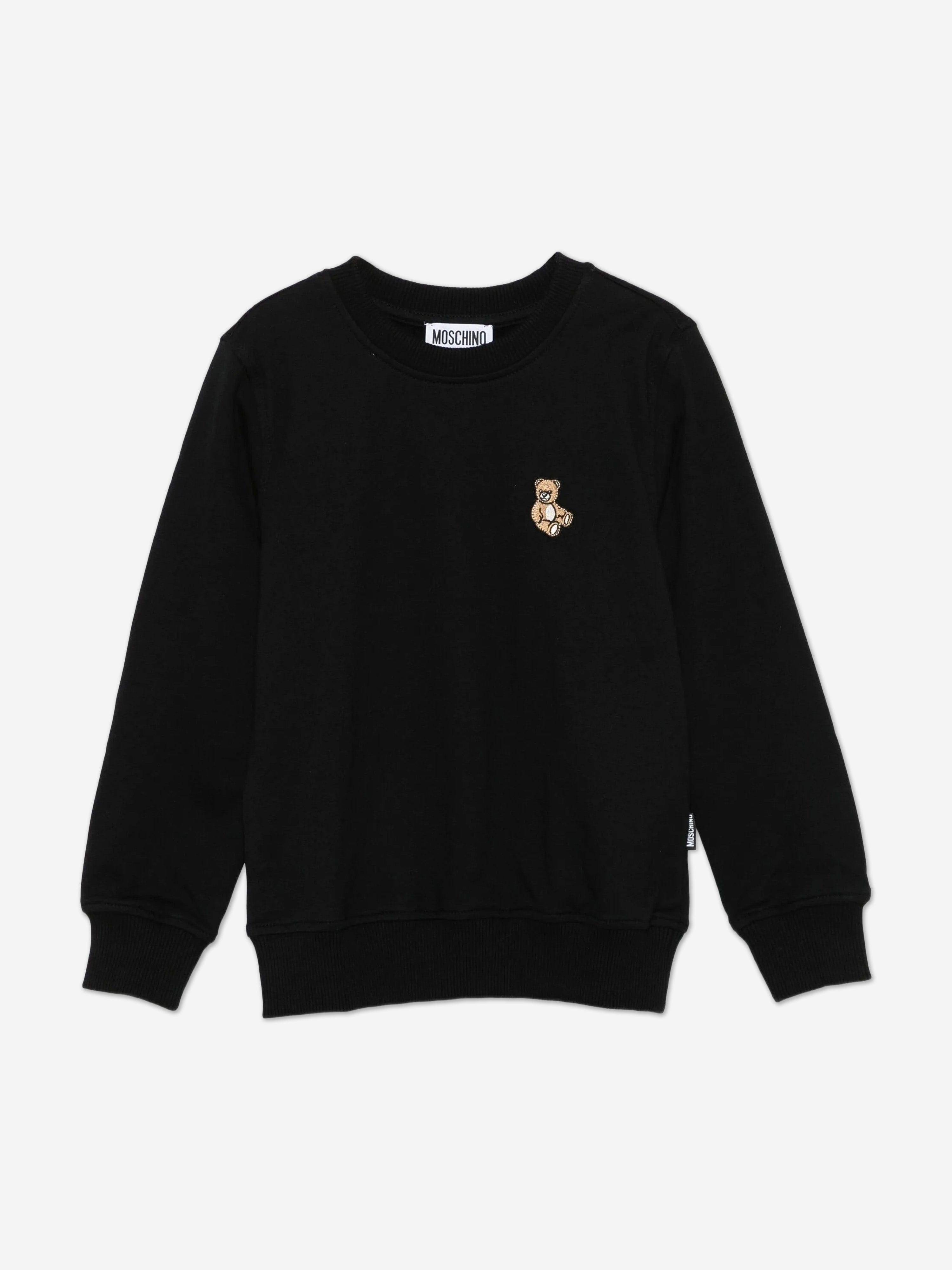 Moschino Kids Teddy Bear Sweatshirt in Black - Black / 4 Yrs (4 Yrs)