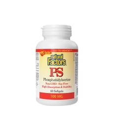 Natural Factors PS Fosfatidylserin 100 mg (60 mjuka kapslar)