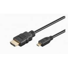 goobay HDMI han - Mikro HDMI han 1 m Sort