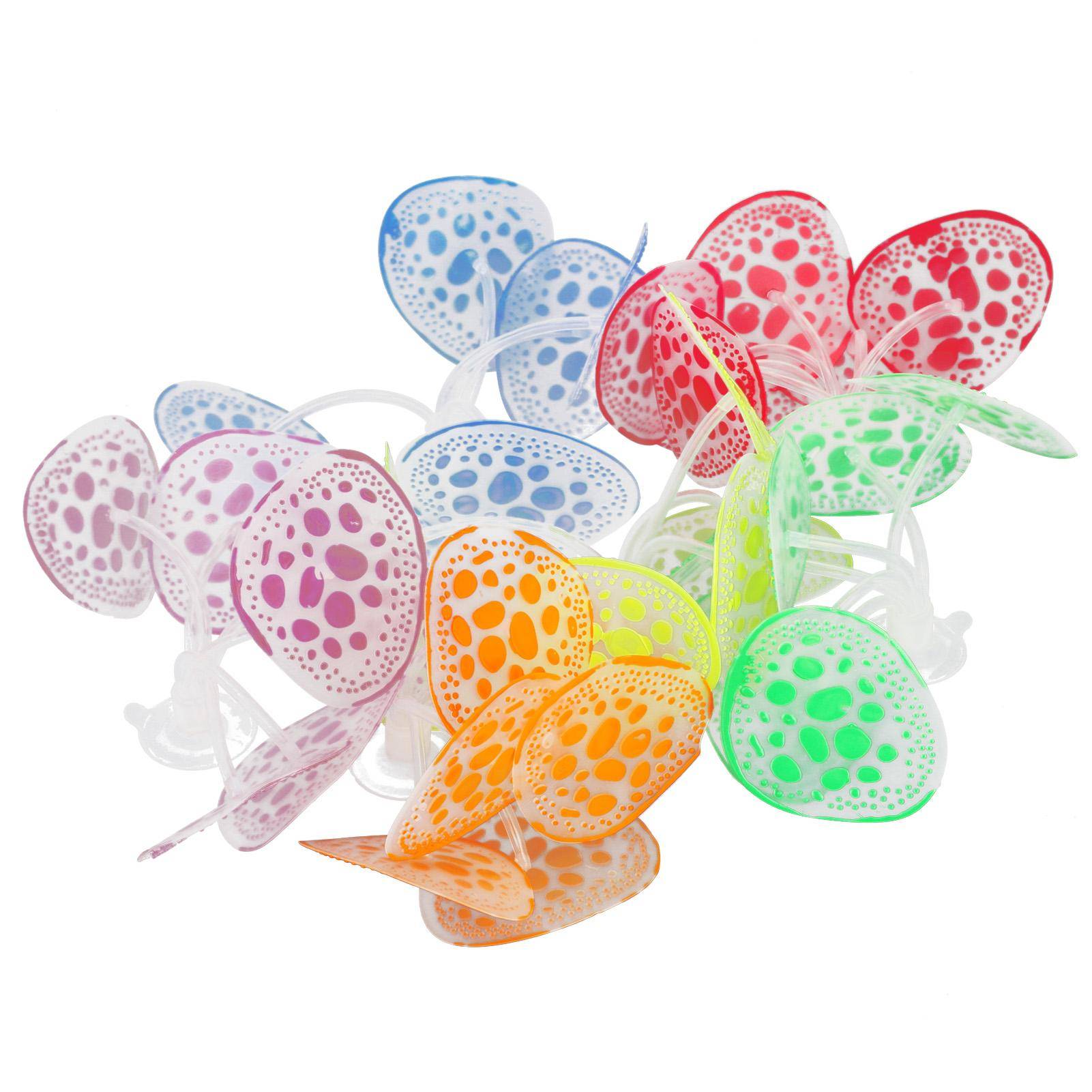 Aquarium Decorations Coral Fish Tank Silicone Artificial Fluorescent Plant Ornaments