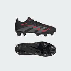 Predator League Soft Ground Kids støvler - Core Black / Grey Four / Lucid Red - 31 1/2