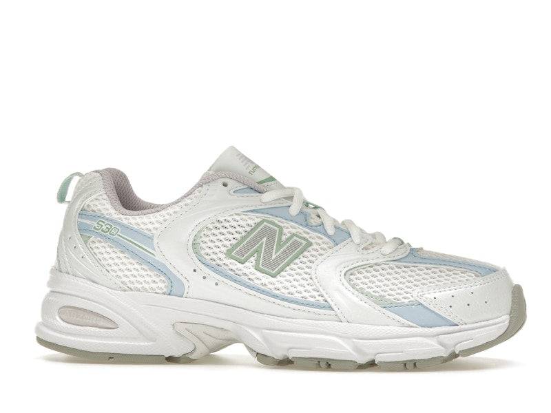 New Balance 530 White Light Chrome Blue Clay Ash - 42.5 / Standard