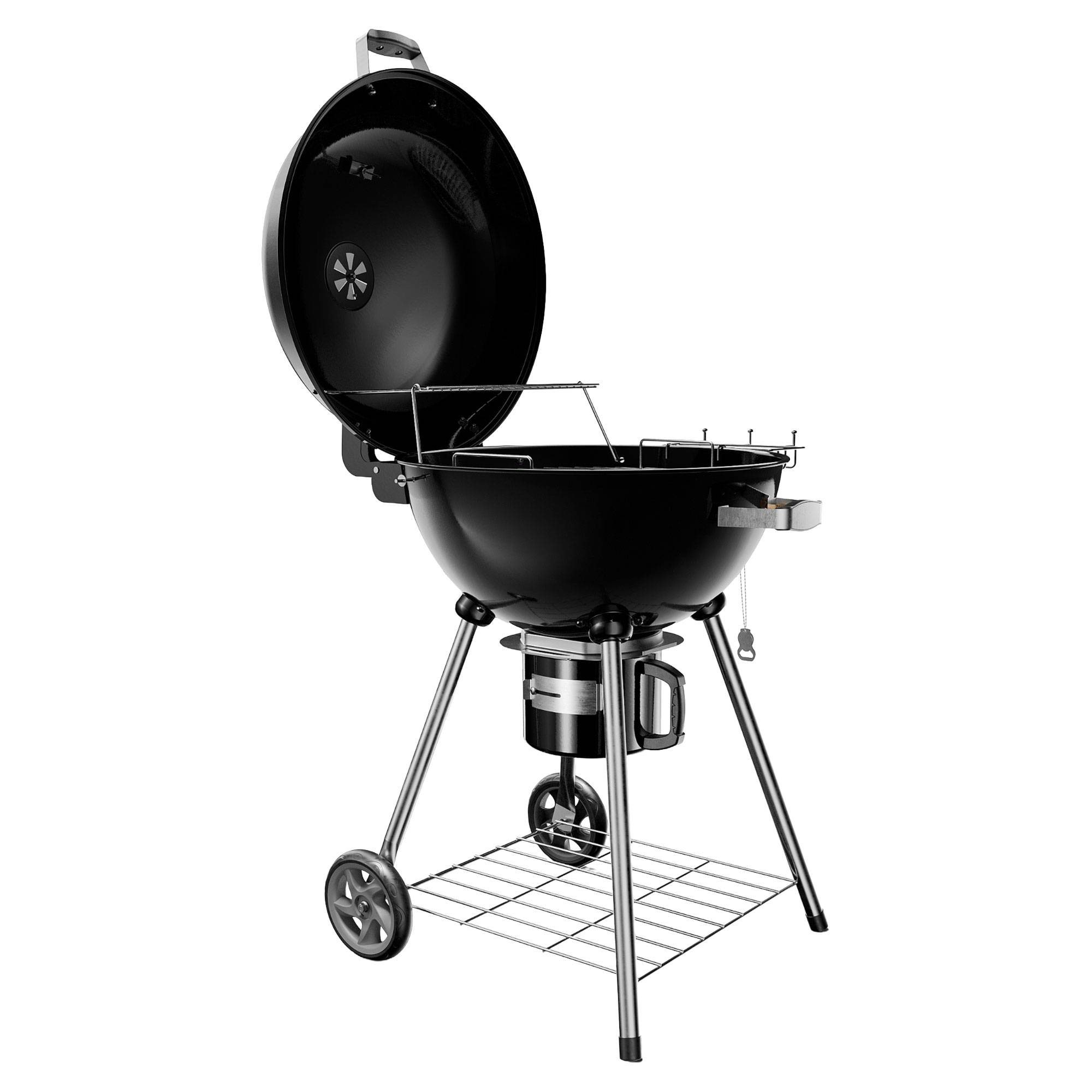 Köler Kolgrill Ember Ny C2 Svart 59x59x95 cm