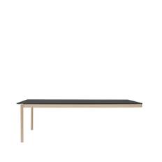 Muuto Linear System End Module bord Black/Oak 240x142 cm