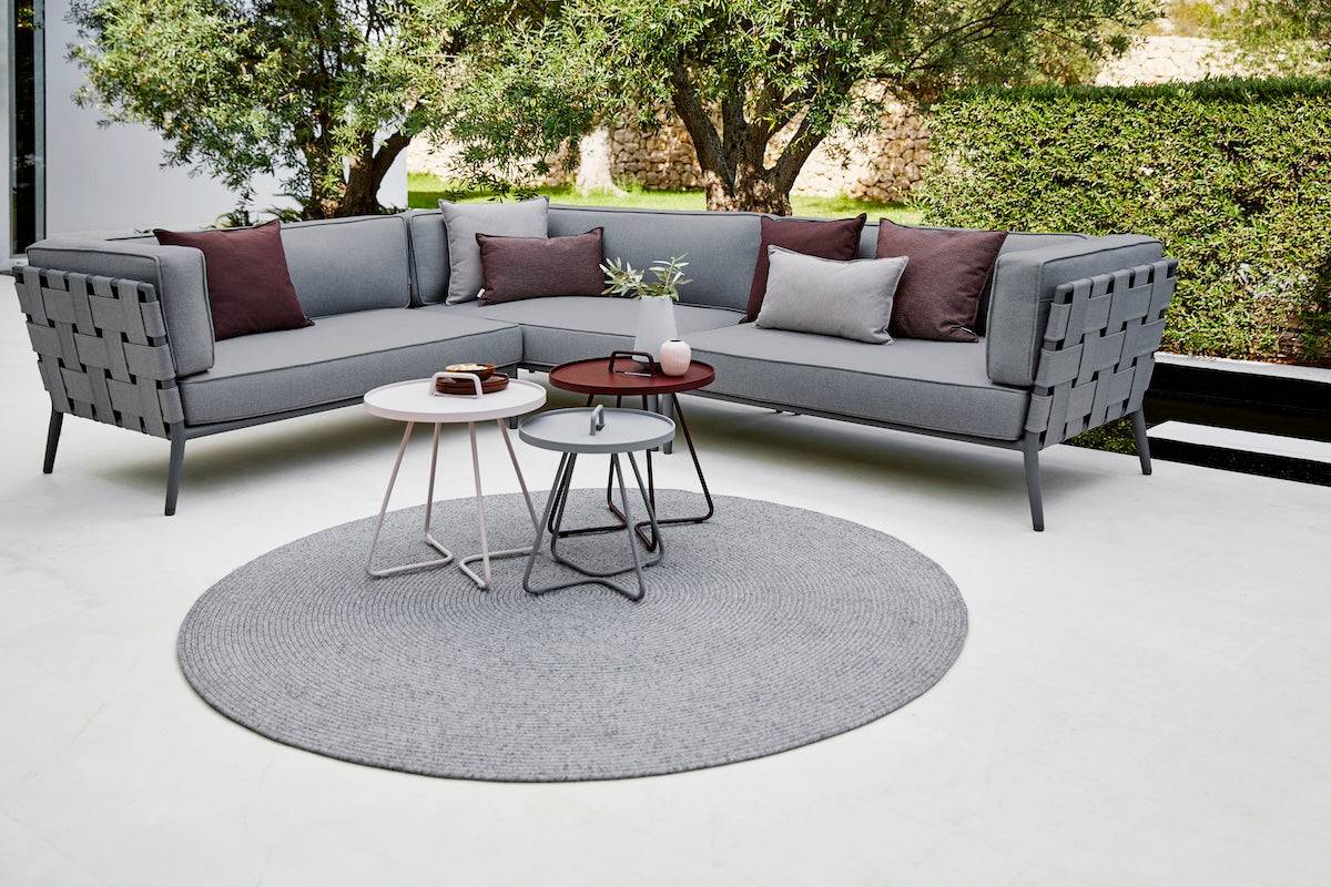 Conic loungeserie - Conic solvogn med gasfjeder / Cane-line Air Touch, Grey