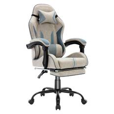 TEMU Gaming Chair Computer Chair Office Chair Racing Chair Desk Chair Swivel Chair Cute Gamer Chair Ergonomic Chair With Footrest And Backrest Support, Chair For Adult Gray