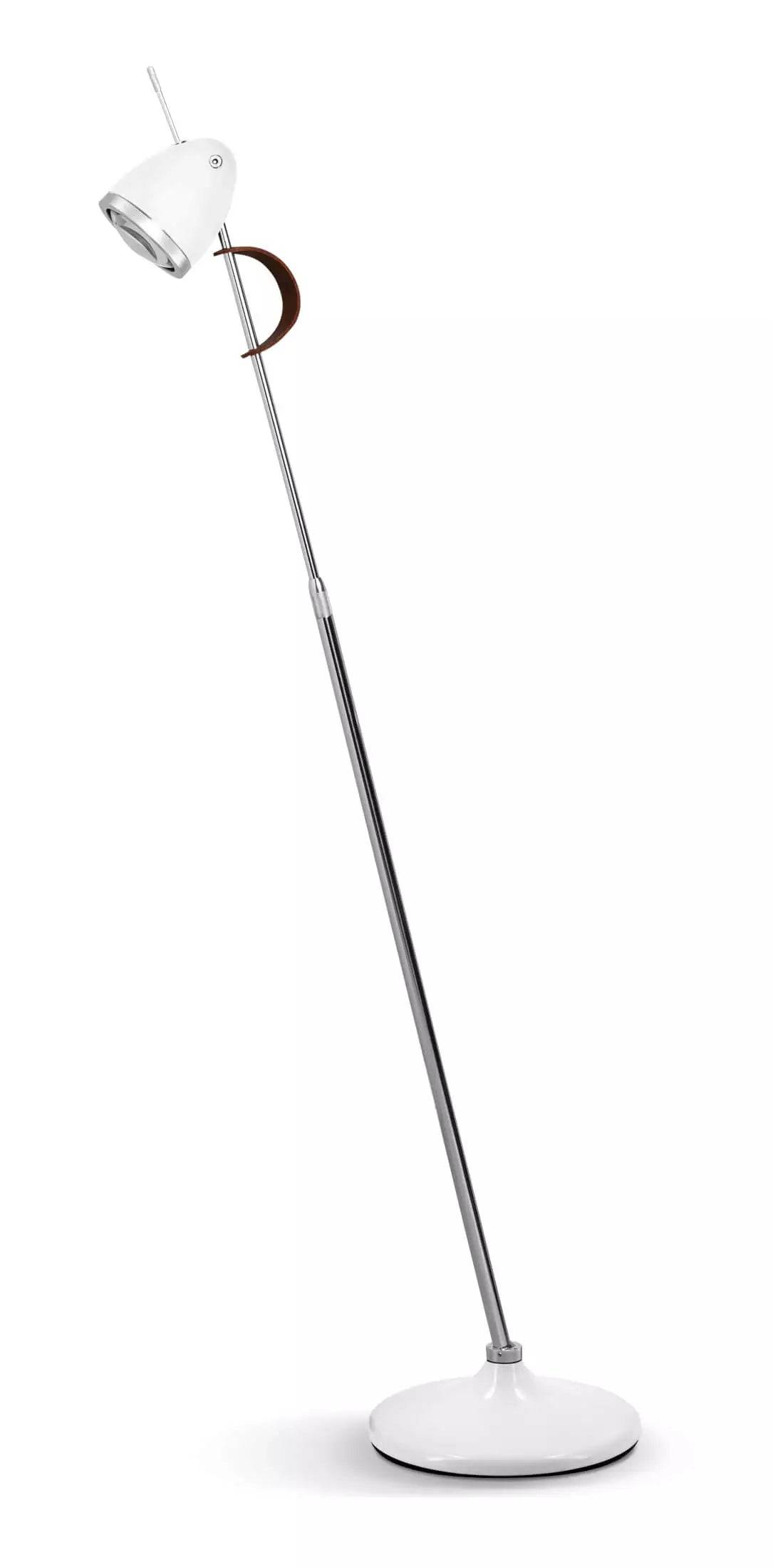Ylux SL gulvlampe Less N More - Mat hvid / Hvid