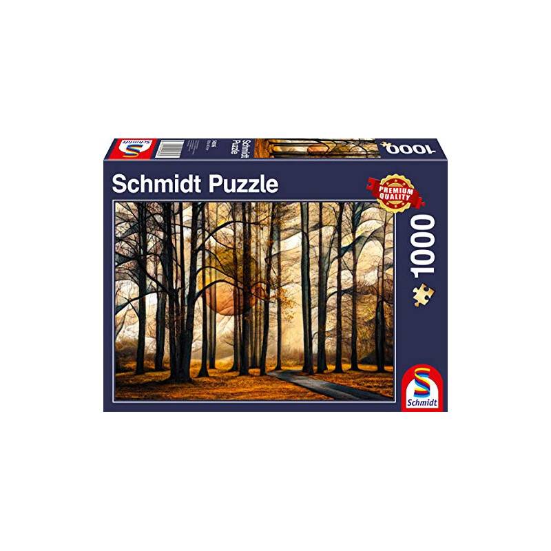 Schmidt Spiele Puzzle 58396 Magischer Wald, 1.000 Teile Puzzle, bunt