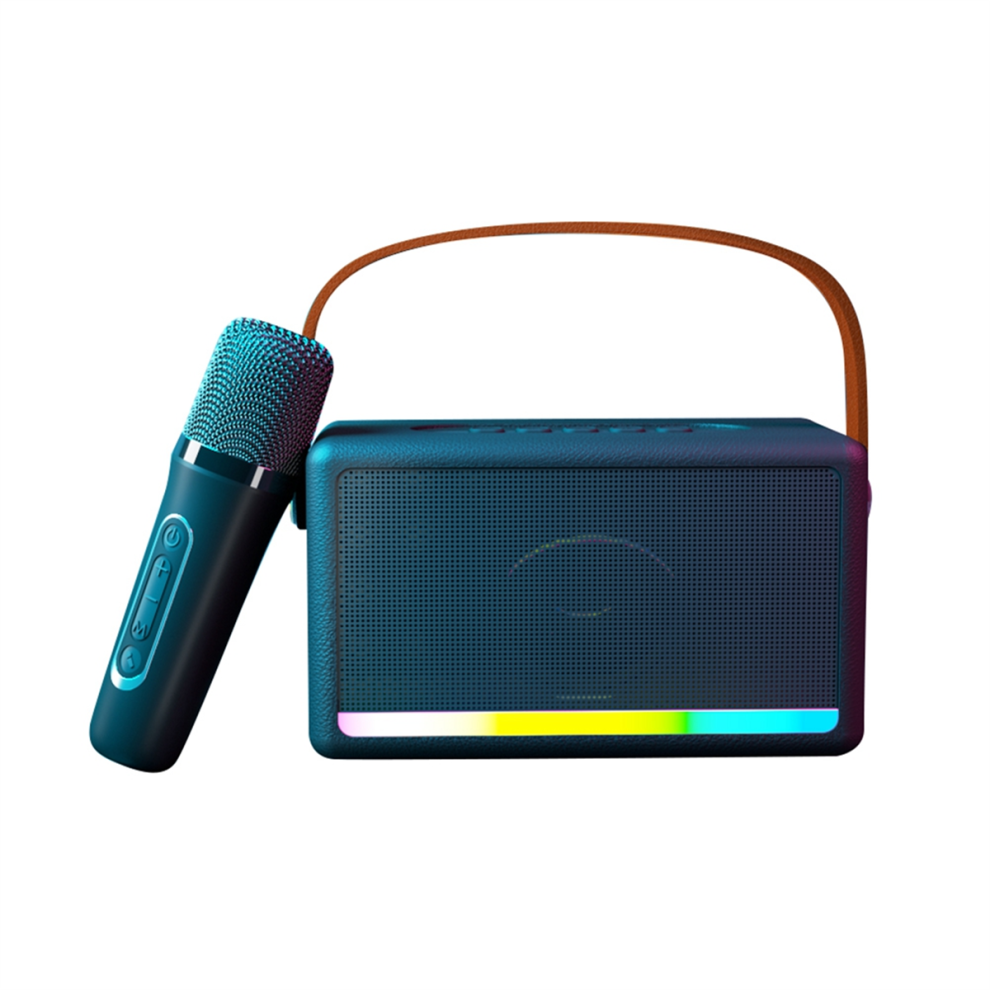 Karaoke-maskine til børn og voksne, bærbar Bluetooth karaoke-højttaler, B