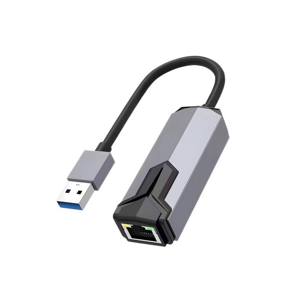 2.5Gbps High Speed Wired Network Card USB-A to Ethernet Adapter USB to RJ45 Ethernet Converter for Notebook Laptop PC