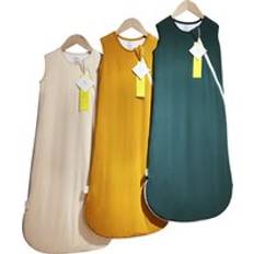 Hongbo OEM/ODM winter zippered toddler baby sleep sack Bamboo spandex Lengthened Sleeveless Baby Sleeping Bag for Newborn