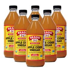 Bragg Organic Apple Cider Vinegar Japanese Apple Cider Vinegar 473ml x 6 [Genuine Product] (473ml bottles)