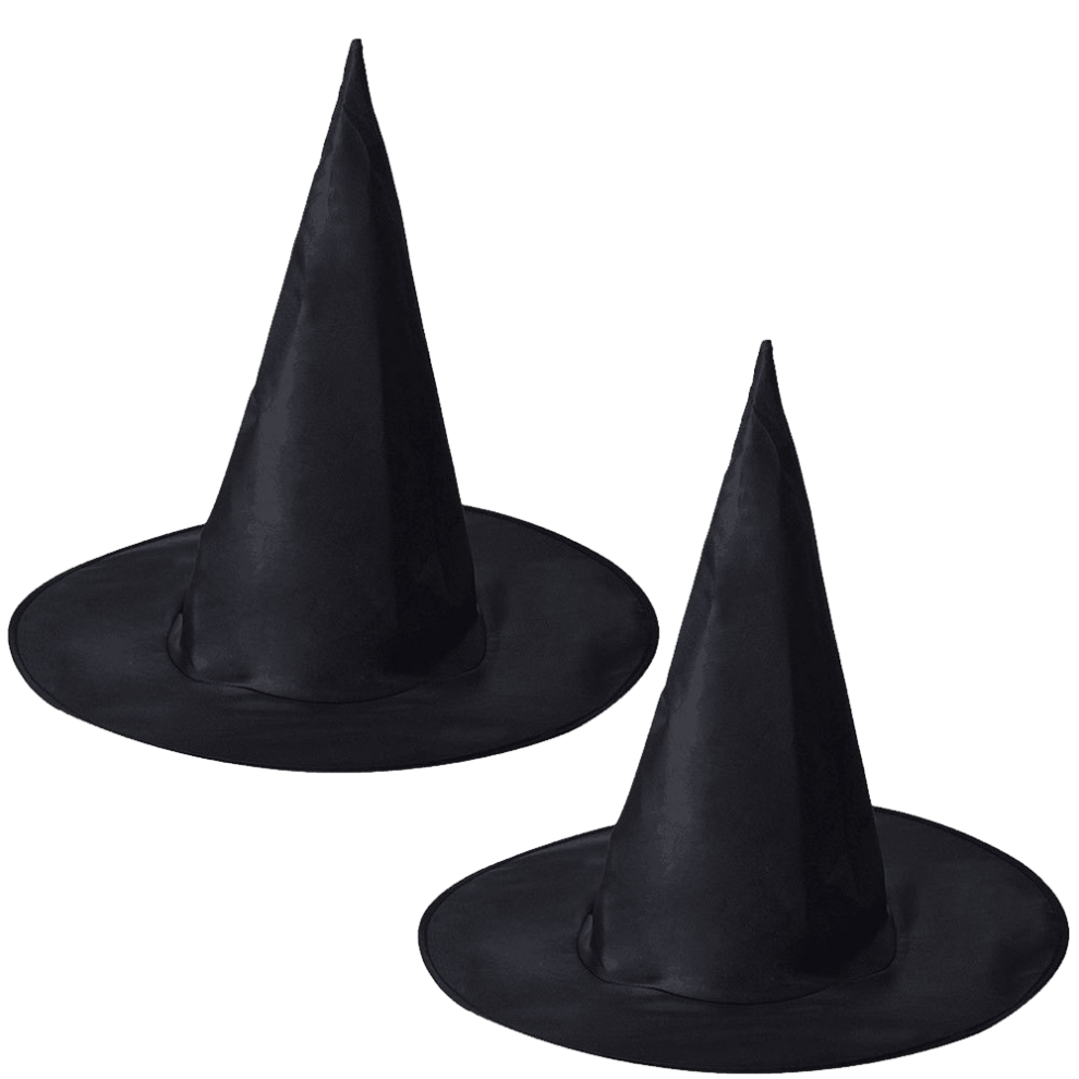 Heksehat Halloween kostume ond heks tilbehør