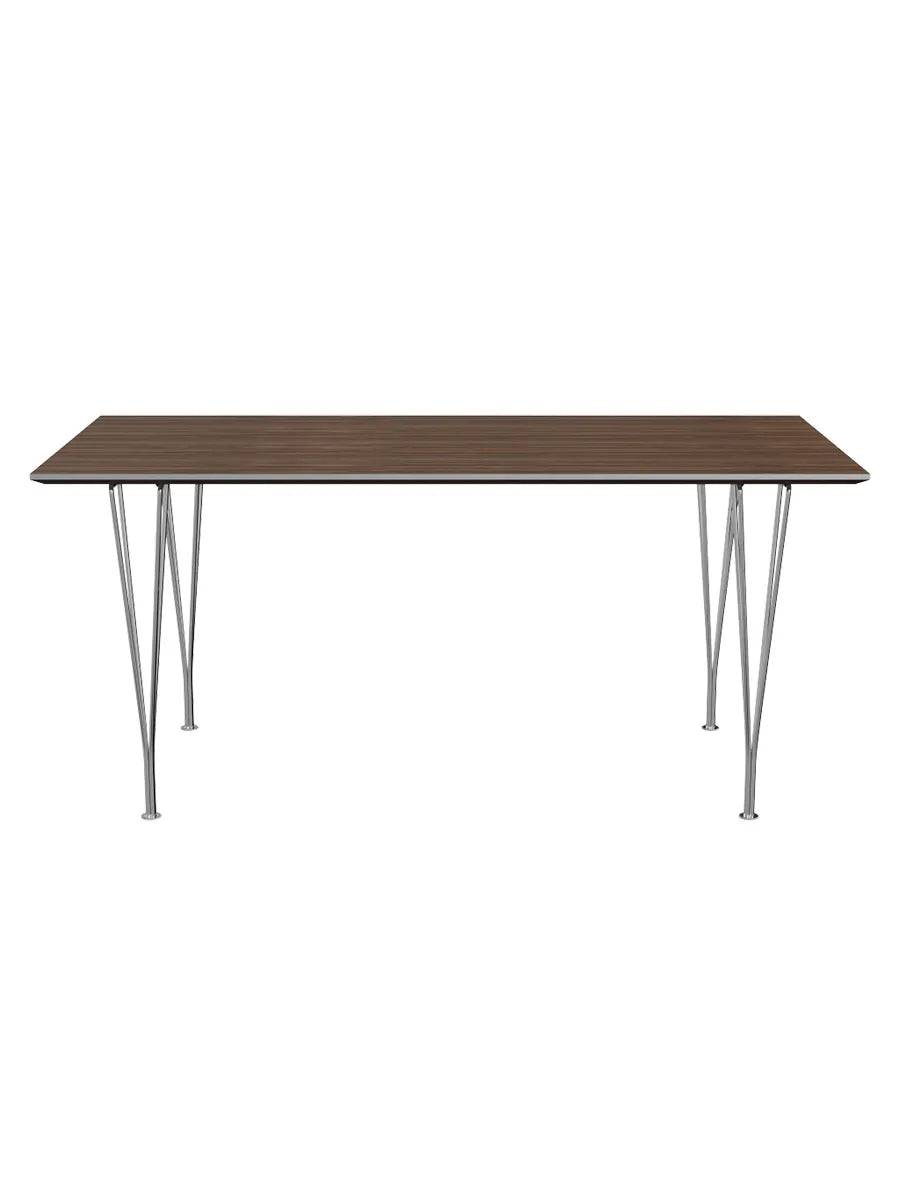 Piet Hein B638 spisebord, 160 x 80 cm fra Fritz Hansen Valnød finér m. finérkant - Jacobsen Plus