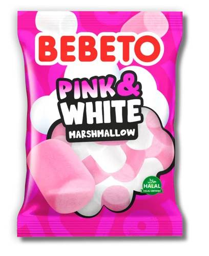 Bebeto Marshmallow Pink & White 60g(BF:2026-07-02)