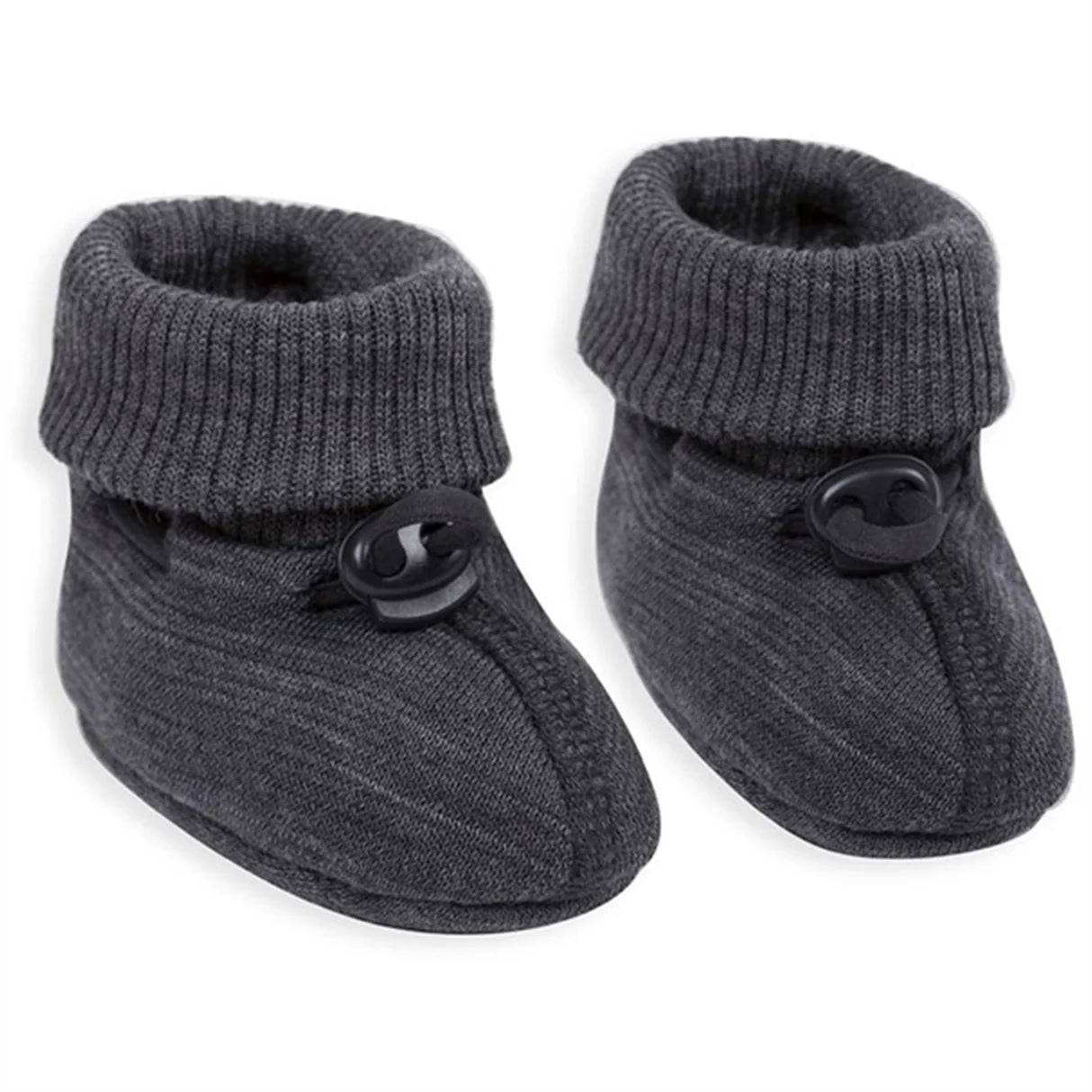 Smallstuff - Booties bouclé merino wool - Rose Brown / 56/62
