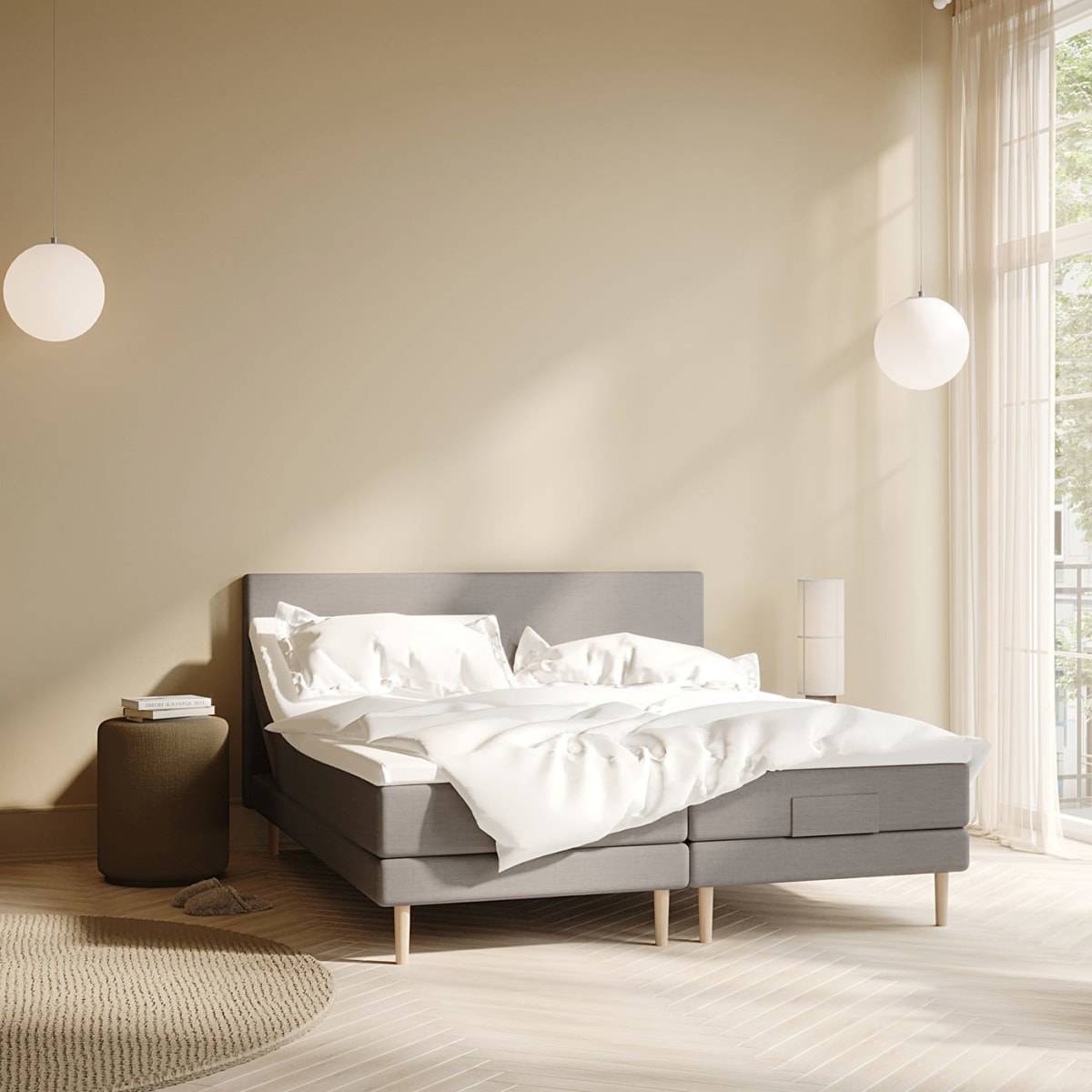 Elevationsseng - 160x200 - Urban Solid 202.