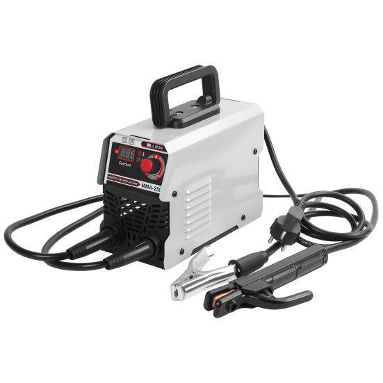 Pinnsvetsmaskin MMA-250 Bärbar svets 220V Mini elektrisk maskin IGBT-inverter Industriell med Hot Start Arc Force Anti-Stick ARC
