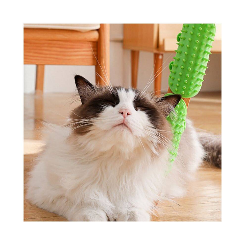 Pet Hair Removal Massage Comb Cats Scratching Rubbing Brush Kitten Grooming Self Cleaning Wall Corner Cat Scratcher B