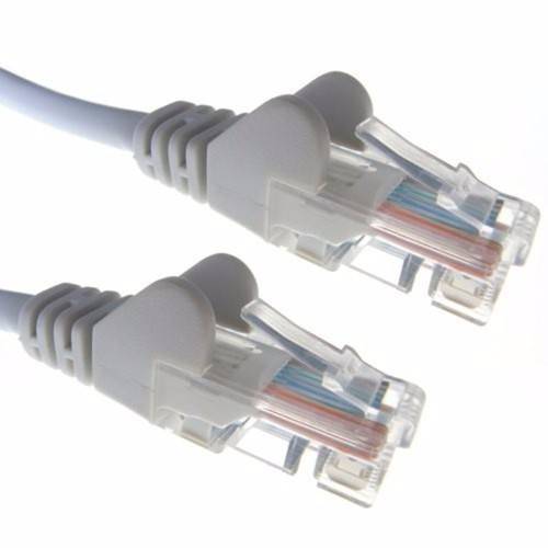 Zexum Grey RJ45 Cat5e High Quality 24AWG Stranded Snagless UTP Ethernet Network LAN Patch Cable - 25 Meter