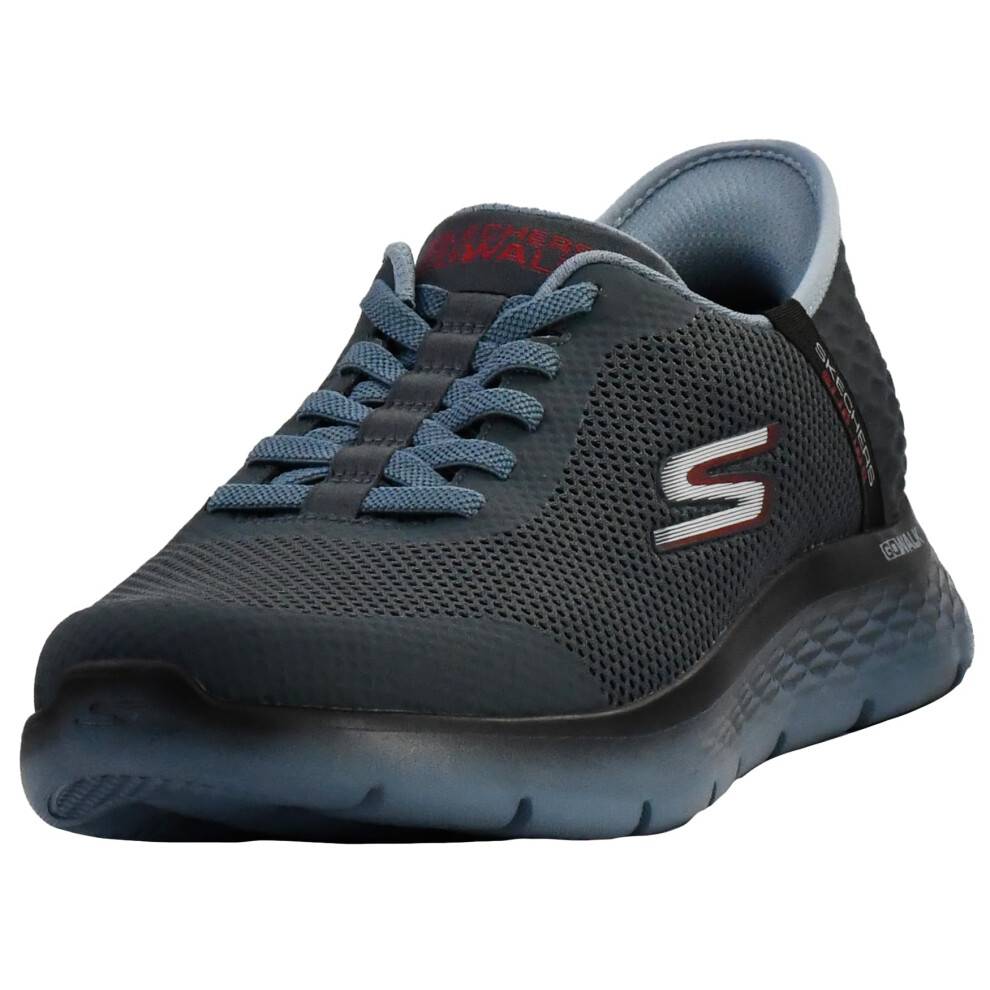 Skechers Herre Hands Free Slip ins Go Walk Flex Hands Up Sneaker, Slate, 8.5 M US