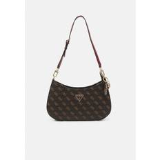 Guess NOELLE TOP ZIP SHOULDER BAG - Håndtasker - brown