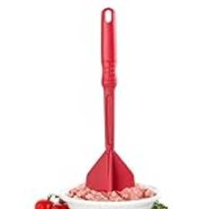 Meat Masher Ground Beef, Ground Beef Masher | Meat Masher Meatball Maker Tool Värmebeständig | Nötfärshackarverktyg, köttkvarn Potatismuddler för hamburgerkött Nötfärs kalkon