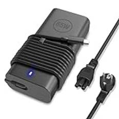 ANTWELON 65W USB C Laddare Nätaggregat Nätadapter für Dell Latitude 5420 5520 7275 7370 7400 Chromebook 3100 3400 XPS 13 9250 9360 9365 9370 20V 3,25A Adapter