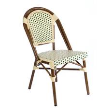 Stol Paris IV creme-grön