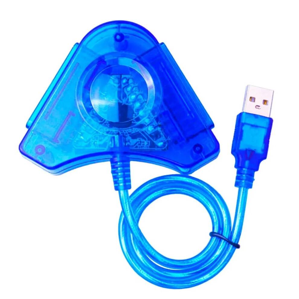 Spilcontroller-ledsager: PlayStation-controllere til USB-adapter, forbedrer spiloplevelsen med plug-and-play-bekvemmelighed til pc og PlayStation
