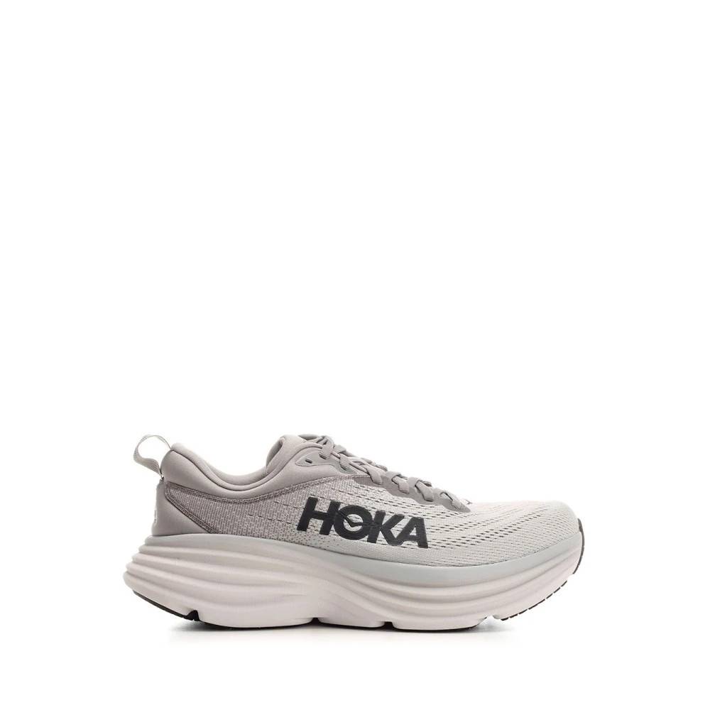 Hoka One One Bondi 8 Sneaker - Træning - Herre - Grå - 42 EU -