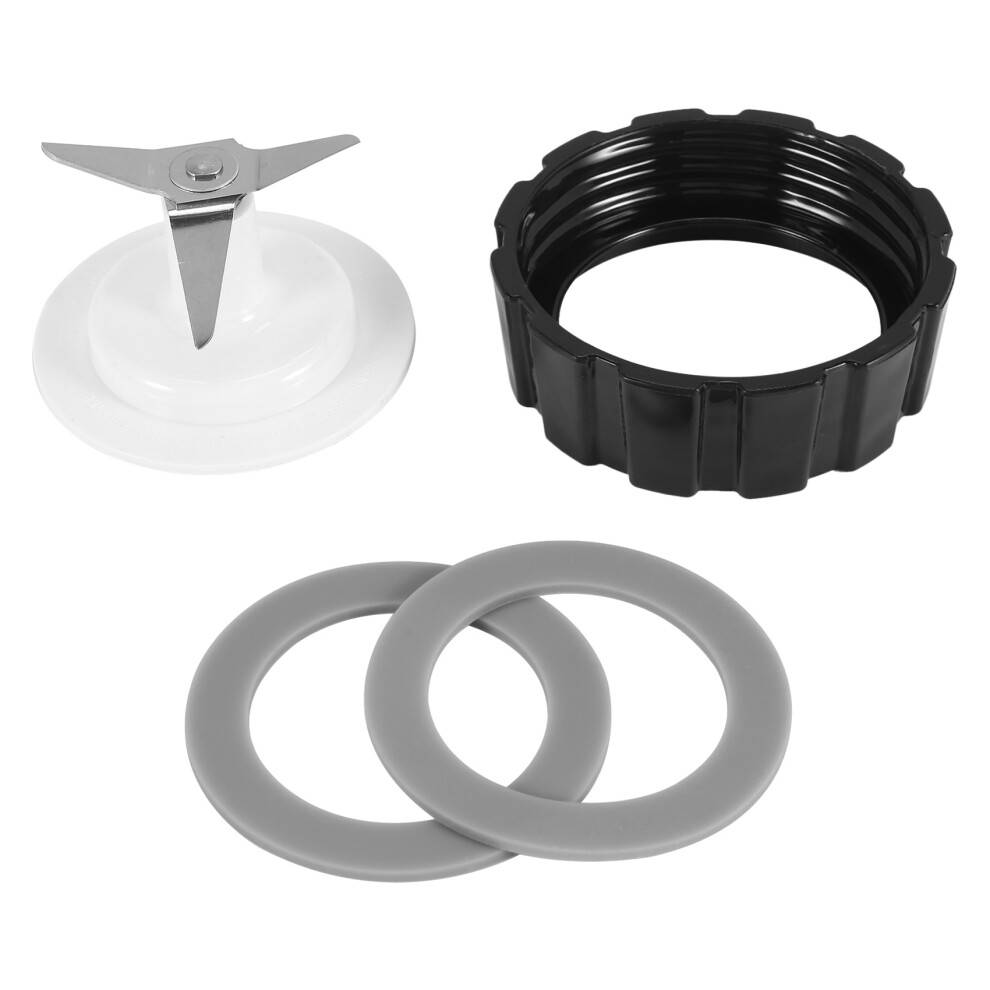 Replacement Parts for Beach Blender Blades with Blender Base Bottom Cap and 2 Rubber O Ring Sealing Ring Gasket