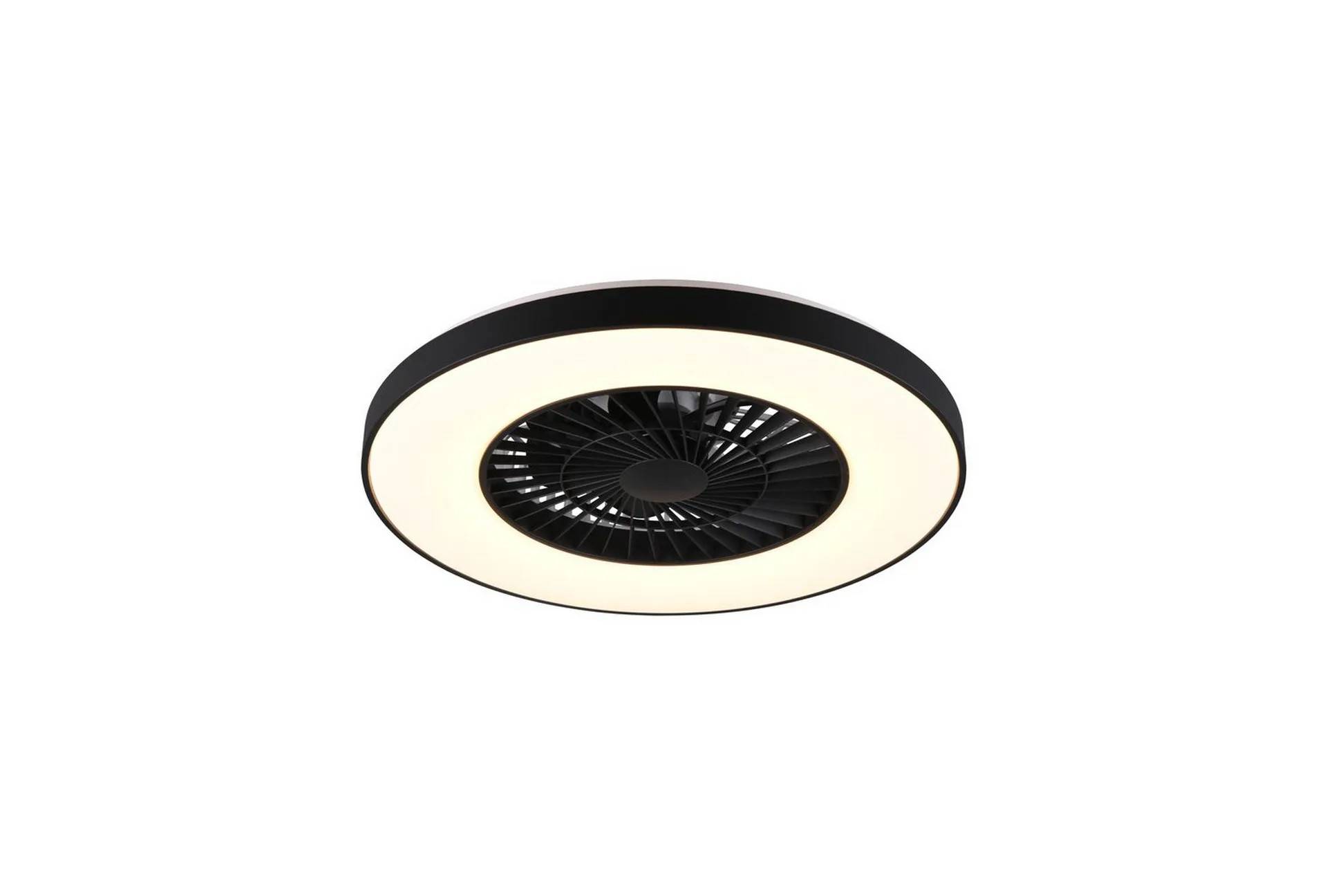Trio Lighting Fläkt TRIO Halmstad - Sovrumslampa Svart