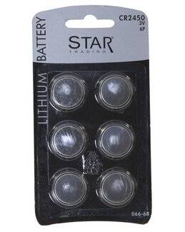 Batterier CR2450 6-Pack