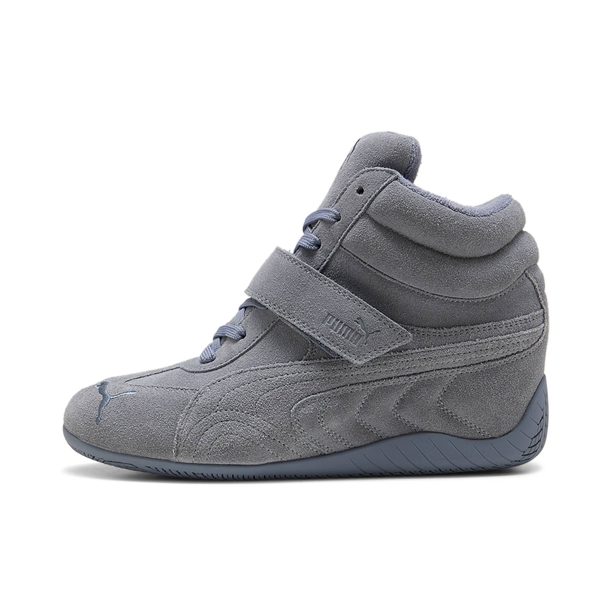 PUMA Speedcat Wedge Tonal Sneakers Women, Shoes, Gray Sky/Black, 36