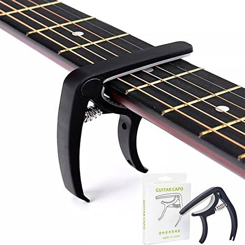 ZLXFT Kapodaster för gitarr, gitarr, Kapodaster, Capodaster, Capodaster Kapo, klämma, för elgitarr, akustisk gitarr, klassisk gitarr, västerländsk gitarr