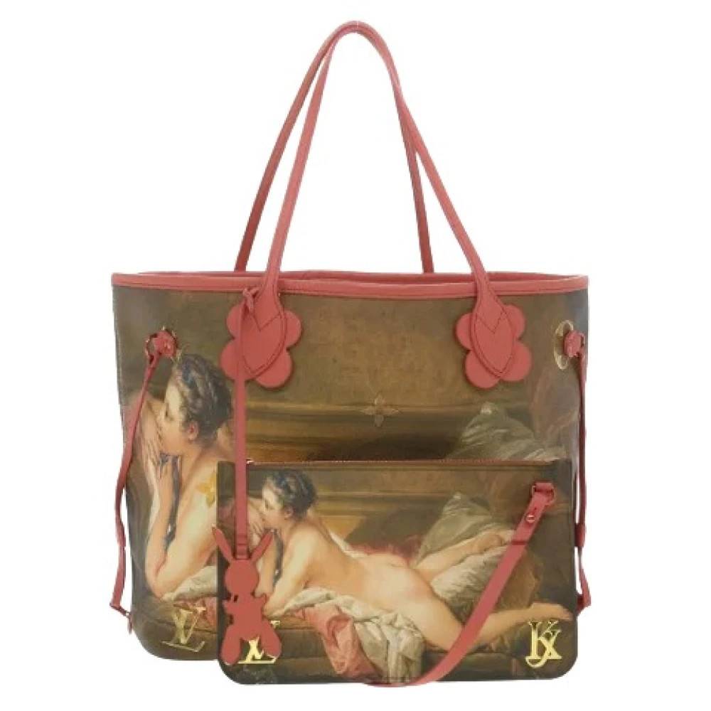 Louis Vuitton Vintage Pre-owned Neverfull MM Tote Bag - Vintage - Dame - Flerfarvet - ONE SIZE - Læder