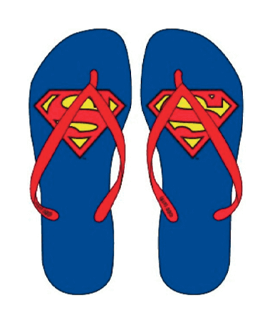 Superman badesandaler 28-29.