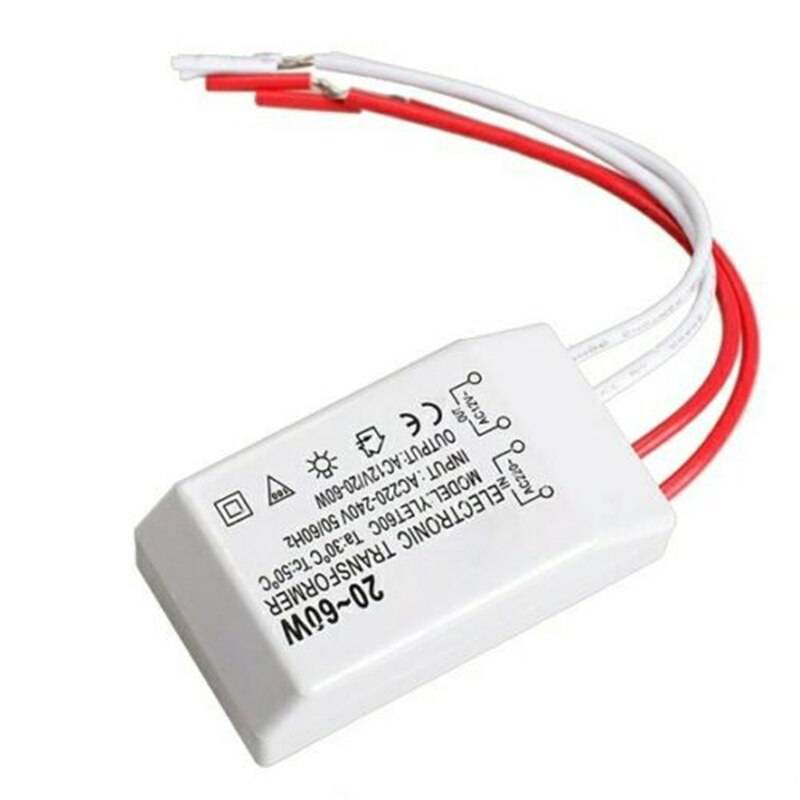 220v to 12v ac-dc lampa led elektronisk transformator strömförsörjning drivrutin adapter