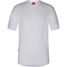 FE Engel Grandad T-shirt, 9256, kortærmet, hvid, str. L