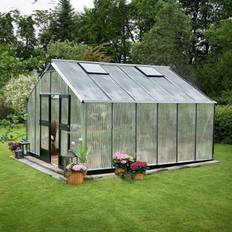 Juliana drivhus - Gartner 16,2 m² - Alu/sort - 10 mm poly