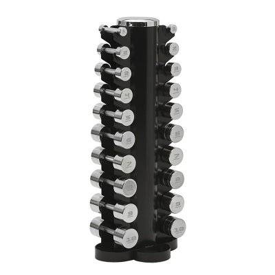 Master Fitness Kromhantelset 1–10 kg 10 Par inklusive ställ – Hantelset