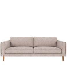 Rowico Home Braden sofa - Greg lysegrå / lakeret eg - 216 cm