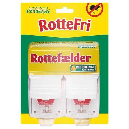 Ecostyle Rottefri rottefælder, 2-pak.