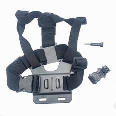 Chest Mount Headset Shoulder Strap for Nikon keymission 360/170 Gopro and suptig Sports Action Cameras