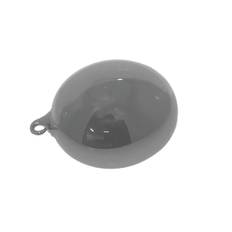 Reservglas Gross plafond, rökgrå 8cm