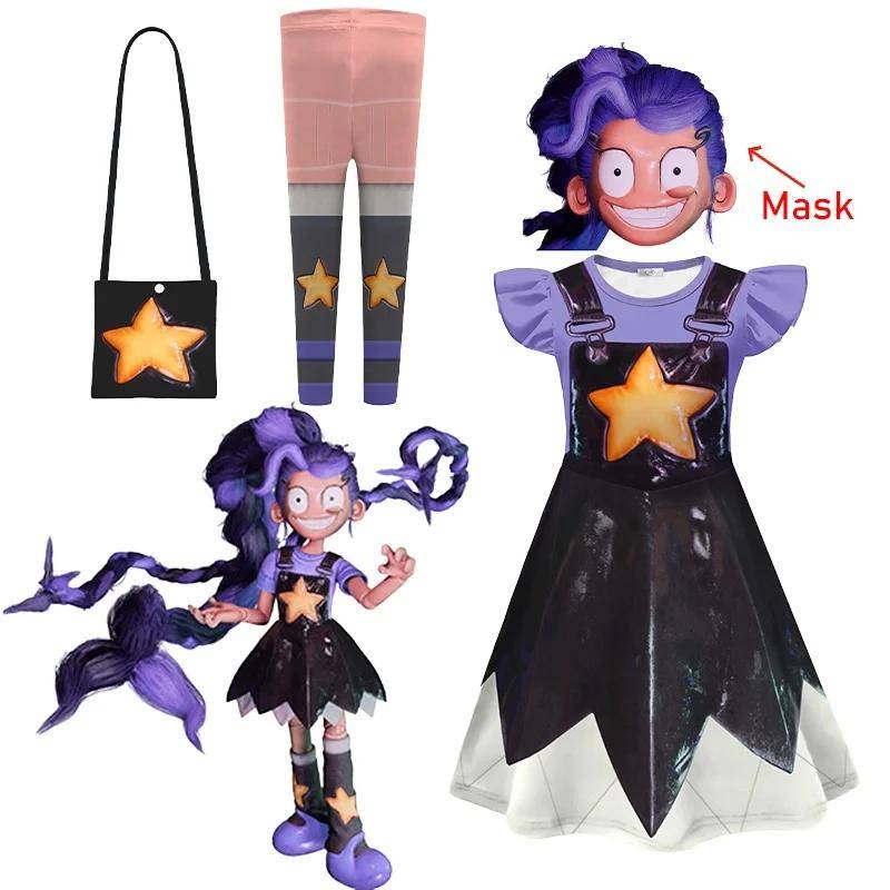 Spel Spel Lily Kärlek Cosplay flätor Kostym 2026 Flickor Klä Ut Barnkläder Halloween Karnevalskläder 150cm