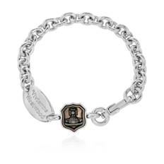 Vivienne Westwood, Accessoarer , Herr, M, Armband med ingraverad logotyp